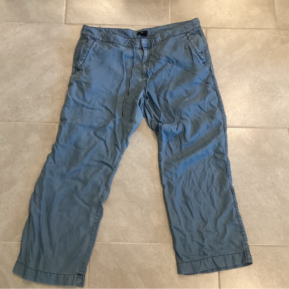 Gap Lightweight Denim Wide-Leg Trousers